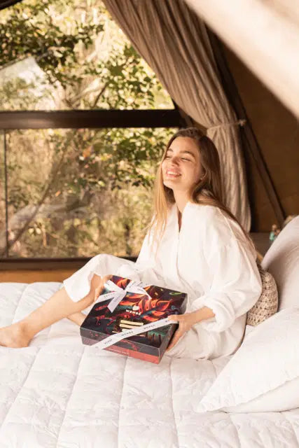 Experience Box mit Frau