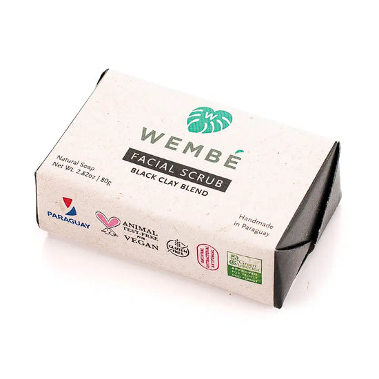 Gesichtspeeling Schwarze Tonmischung Frontansicht