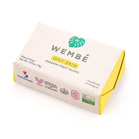 Fettige Haut Passionsfrucht Seife Frontasicht